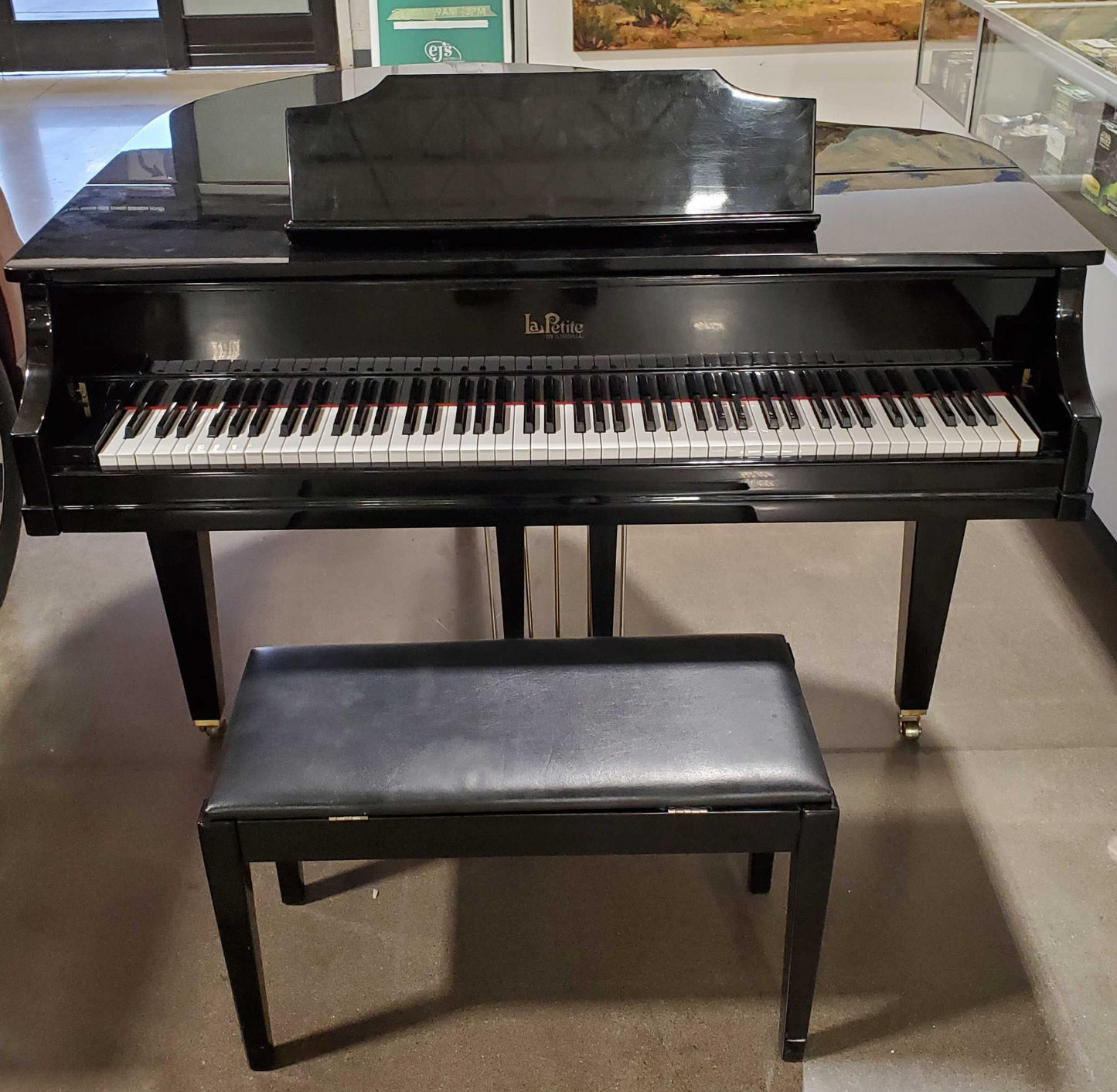La Petite by Kimball Baby Grand Piano | Black Finish