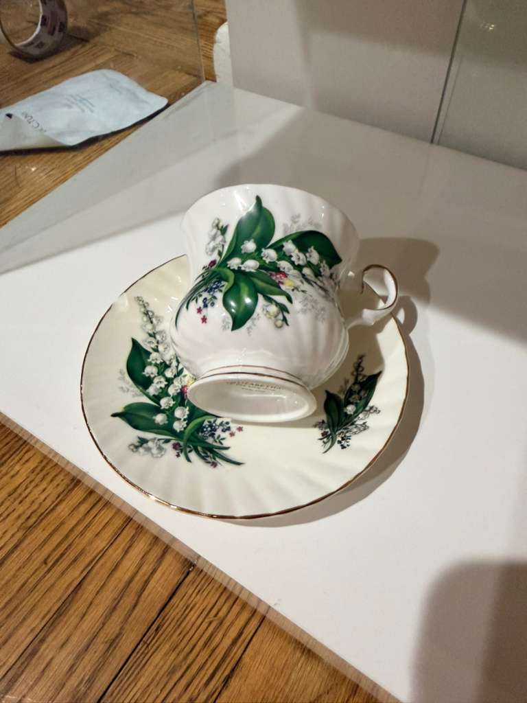 Vintage Beautiful Elizabethan Cup & Saucer Lily Of The Valley By Taylor & Kent