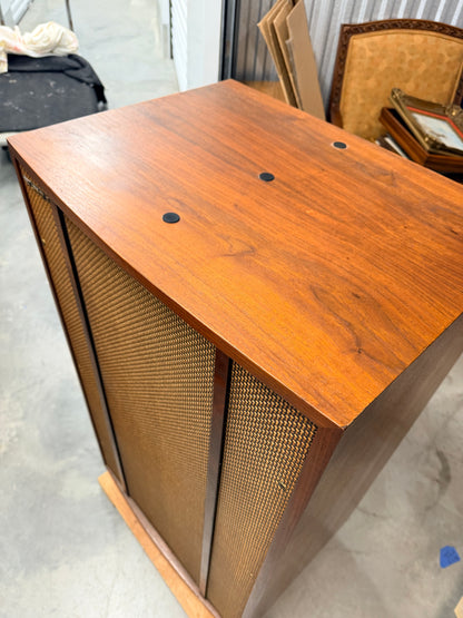 Pair of vintage Tannoy G.R.F. (Guy R. Fountain) 15 floor-standing speakers excellent condition one owner