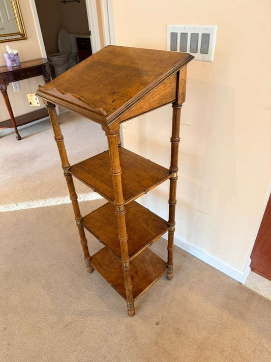 Butler Specialty Solid Wood Tiered Company Library Stand