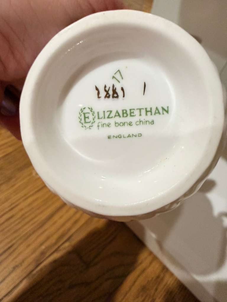 Vintage Beautiful Elizabethan Cup & Saucer Lily Of The Valley By Taylor & Kent