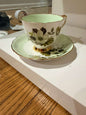 Royal Stafford Bone China Teacup & Saucer Set England Vintage Floral Gold Trim