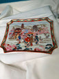 Vintage Japanese Porcelain Rectangular Plate Geisha Scene Made in Japan