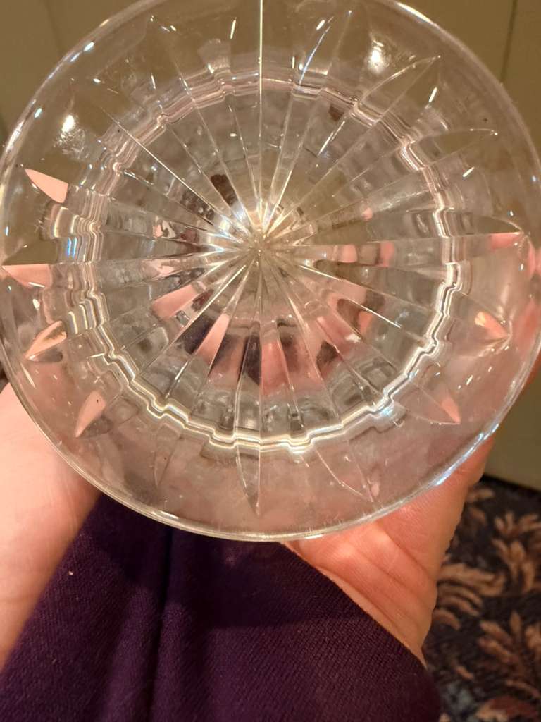 Waterford Ireland Crystal Innisfree Pedestal Footed Vase Discontinued
