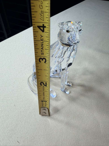 Swarovski Crystal CHEETAH #183225 African Wildlife 3 3/4" Figurine: EUC