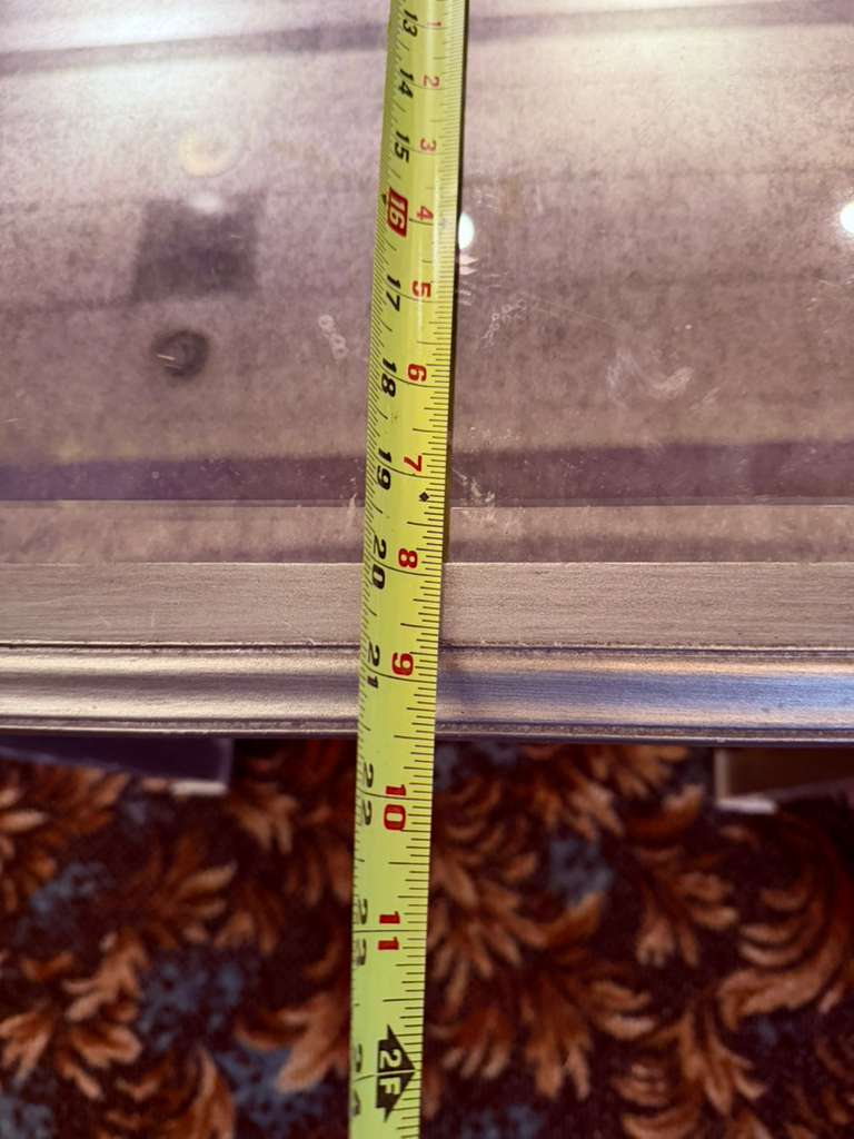 Mirrored Glass Console Table Silver Finish Hollywood Regency Accent Entryway Tab