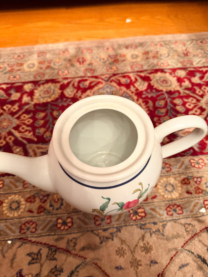 Lenox Rose Garden Teapot Casual Images Floral w Lid Made In Brazil